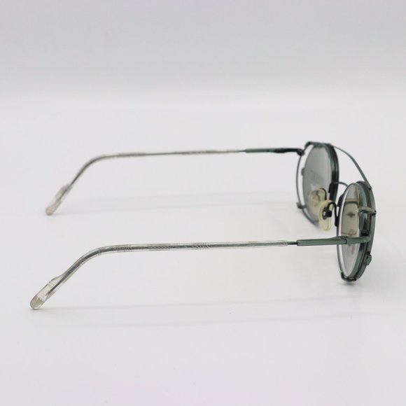 COPY - Jordache Dark Forest Green Clip on Sunglasses - Picture 3 of 7